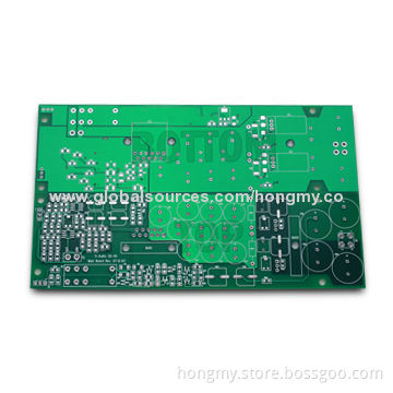 Rigid Double-sided PCB Circuit with FR4 Base and Immersion Gold Surface and 0.2mm Minimum Hole Size
